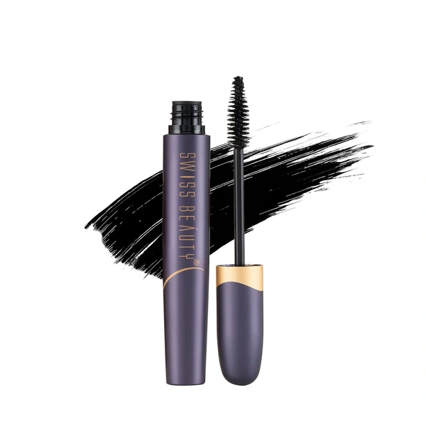 Swiss Beauty Bold Eye Super Lash Mascara | Waterproof | Smudge Proof Mascara | Long-Lasting | Intense Volume & Length for Bold Lashes | Clump-Free | 7.5ml