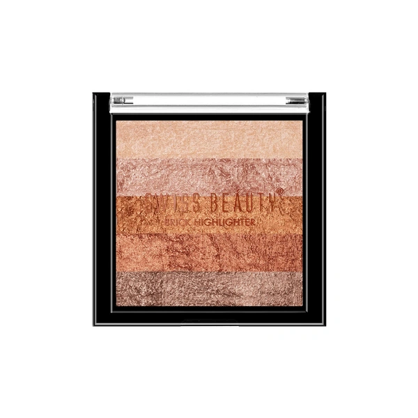 Swiss Beauty Brick Highlighter 7g | 01 | For Shimmery Effect