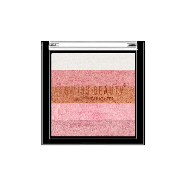 Swiss Beauty Brick Highlighter 7g | 03 | For Shimmery Effect