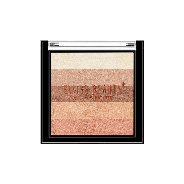 Swiss Beauty Brick Highlighter 7g | 04 | For Shimmery Effect