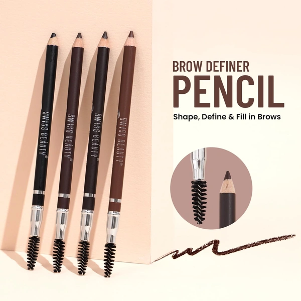 Swiss Beauty Brow Definer Pencil | Coco Brown 02