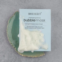 Swiss Beauty Bubble Sheet Mask  30g | Enriched with Hyaluronic Acid | Gentle Exfoliating Face Mask | Oxygen-Infused | Pore-Cleansing Bubble Mask | Suitable for All Skin Types | 30g