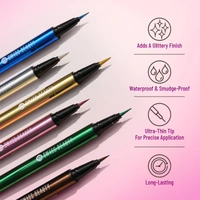 Swiss Beauty Magic Blue Pencil Eye Sparkle Sketch Eyeliner | Quick-Drying & Waterproof | Long-Lasting & Smudge-Proof | Intense Color & Precise Application