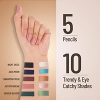 Swiss Beauty Chrome & Matte Twin Eyeshadow | Duo eyeshadow with matte and chrome finish | Non-creasing | Mix of matte & metallic finish | Vibrant stay for up to 24 hours | Pigmented & Long-Lasting | Shade- 04 ( Autumm Break )| 2g