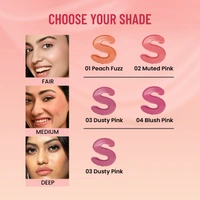 Swiss Beauty Dew It Up Liquid Blush 01-Peach Fuzz 4ml | Ultra-Pigmented & Lightweight | Infused with Vitamin E & C | Dewy, Natural Finish | Blendable & Long-Lasting
