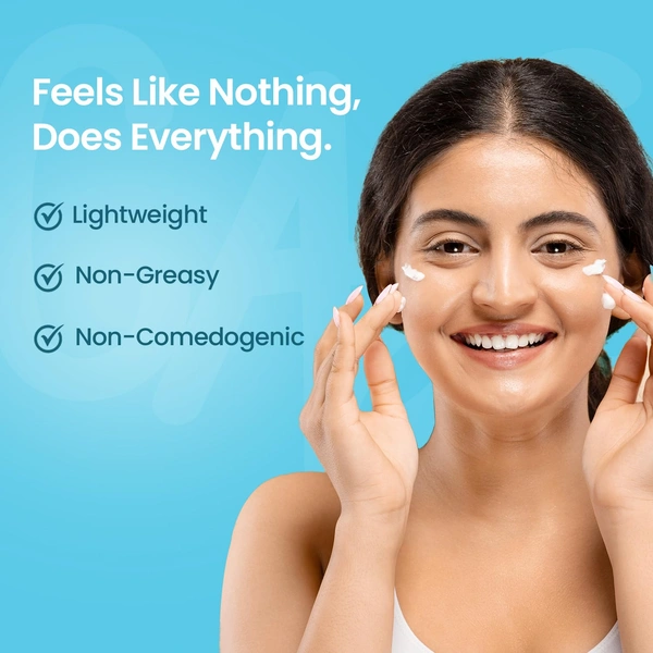 Swiss Beauty Dew Lock Daily Moisturiser 50gm| 1% Hyaluronic Acid & Blueberry Extract | Deeply Hydrates & Plumps Skin | Locks Moisture | Non-Comedogenic, Lightweight Formula