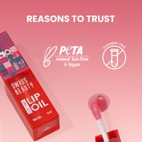 Swiss Beauty Dip Tint Colour Lip Oil -  Kiwi | Infused with pH-based blend | Colour-Changing lip oil | Long-lasting hydration with Vitamin E | Glossy Finish | Repairs Chapped lips