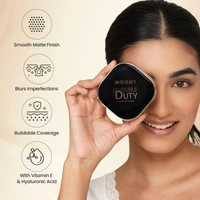 Swiss Beauty Double Duty Compact Powder 18g, Shade 03 Medium Honey / Golden Honey | 2-in-1 Day to Night Compact | Buildable Coverage | With Vitamin E & Hyaluronic Acid