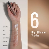 Swiss Beauty Drop & Glow Coppery Liquid Highlighter | Lightweight, Blendable & Long-Lasting | Multi-Use Illuminator for a Radiant, Dewy & Luminous Golden Glow