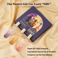 Swiss Beauty Eau De Perfum The She Edit 45ml | 3-In-1 Perfume Gift Box | Long-Lasting Luxury Fragrance Set | Travel-Friendly Scent Collection | Perfect Gift for Women