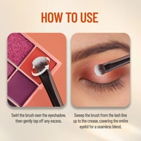 Swiss Beauty Eyeshadow Applicator Brush 1pc | Super Soft Synthetic Bristles