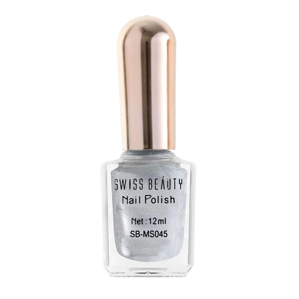 Swiss Beauty Glitter Nail Polish 12ml | Intense Glitter | Long-Lasting Shine | Sparkle for Nails | Shade - 06