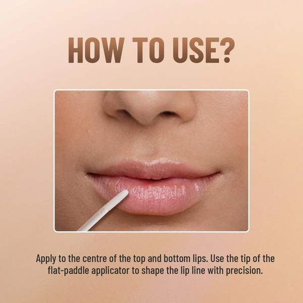 Swiss Beauty Gloss Me Lip Gloss, Glass-Like Shine | Lightweight & Non-Sticky Formula | Hydrating, Long-Lasting & Smooth Application for Plump, Glossy Lips