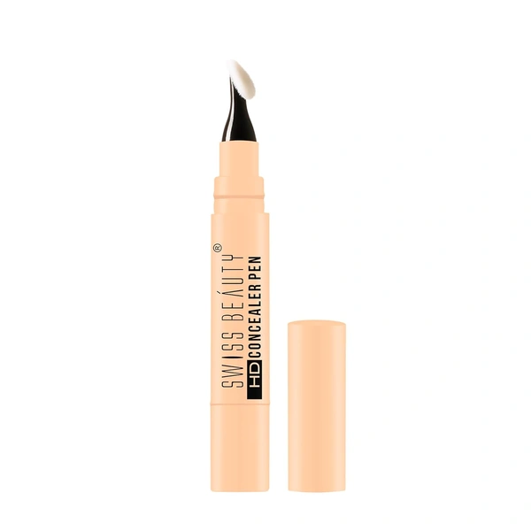 Swiss Beauty HD Concealer Pen 4ml  Shade-Creamy Beige Full coverage | Easy to blend | Lightweight texture - 1
