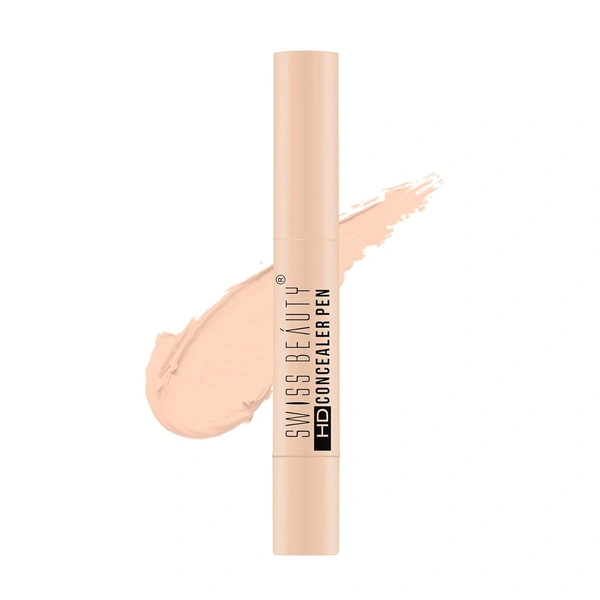 Swiss Beauty HD Concealer Pen 4ml Shade-Natural Full coverage | Easy to blend | Lightweight texture - 1