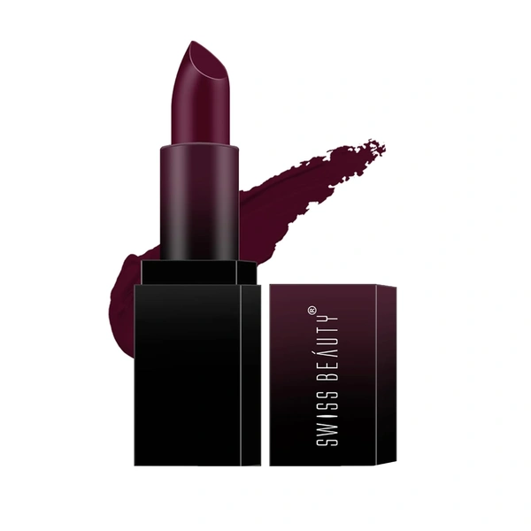 Swiss Beauty HD Matte Lipstick 3.5g | Naked 24| Suitable For All Skin Tones