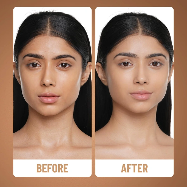 Swiss Beauty High Performance Foundation 55g | With Vitamin C & Niacinamide | Water-resistant | Medium to buildable coverage | Lightweight | Non Creasing | For All Skin type | Shade - Medium Beige