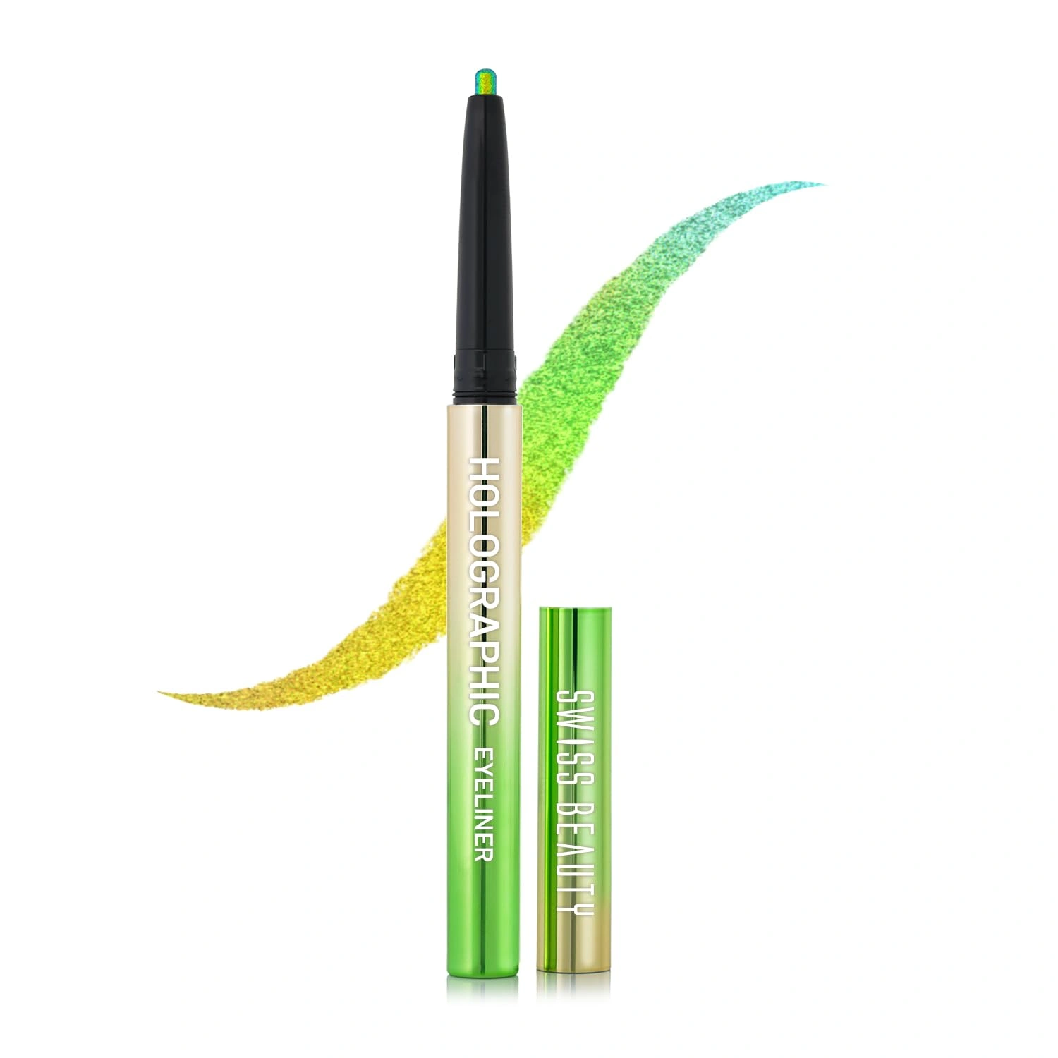 Swiss Beauty Holographic Shimmery Eyeliner Long-Lasting Precision  Application Smudge proof Waterproof Shade- Nouthern Light