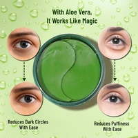 Swiss Beauty Hydra Eye Serum Patch 60pcs | Anti-Puffiness & Brightening Eye Care | Reduce Fine Lines And Wrinkles | Lighten Dark Circles | Shade - Aloe Vera