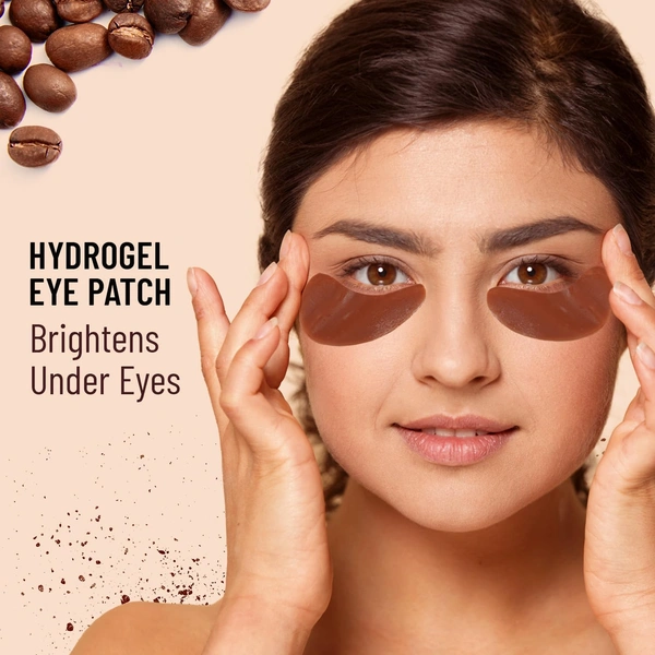 Swiss Beauty Hydra Eye Serum Patch 60pcs | De-Puffing | Hydrating & Brightening Eye Care | Reduce Fine Lines And Wrinkles | Anti-Dark Circles | Shade - Coffee