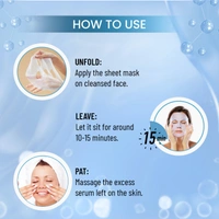 Swiss Beauty Hydrating Sheet Mask 20ml | With Aqua & Hyaluronic Acid | For Long lasting Hydration and Nourishment | Refreshing facial mask | Lightweight Fabric | Radiant Glow | 20ml