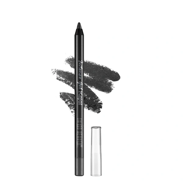Swiss Beauty Intense Gel Kajal Black 1.2g | Long-Lasting | Eye Makeup