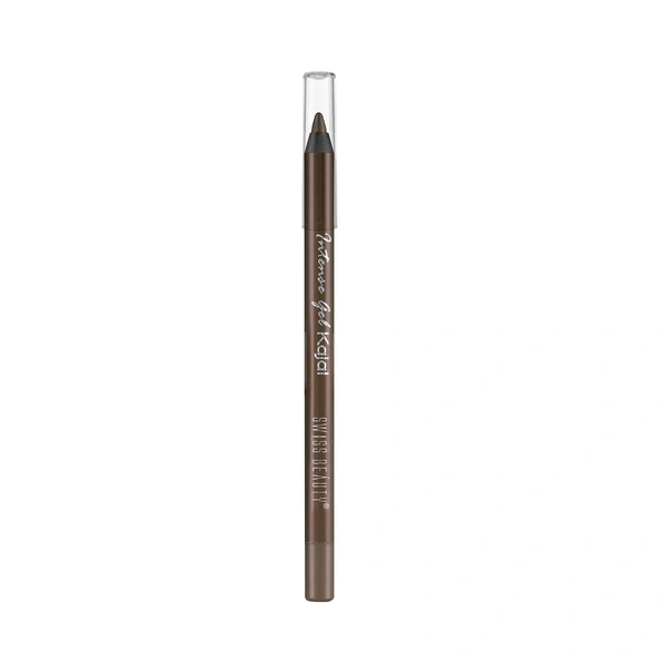 Swiss Beauty Intense Gel Kajal Brown 1.2g |  Long-Lasting | Eye Makeup