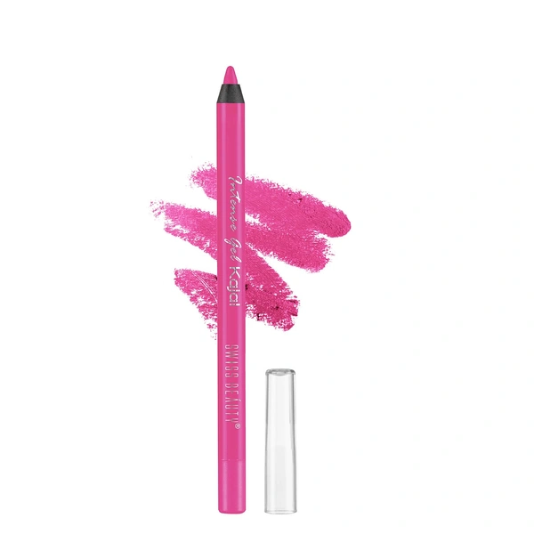 Swiss Beauty Intense Gel Kajal Electric Pink  1.2g | Long-Lasting | Eye Makeup