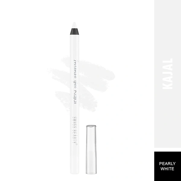 Swiss Beauty Intense Gel Kajal  Pearly White 07  1.2g | Long-Lasting | Eye Makeup