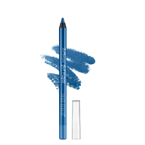 Swis Beauty Swiss Beauty Intensegel Kajal Eyeliner 1.2g - Electric Blue | Smooth Matte Finish | Long-Lasting, Smudge-Proof, Deep Pigmentation | Perfect Eye Makeup for All Occasions