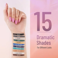 Swis Beauty Swiss Beauty Intensegel Kajal Eyeliner 1.2g - Silver | Smooth Matte Finish | Long-Lasting, Smudge-Proof, Deep Pigmentation | Perfect Eye Makeup for All Occasions