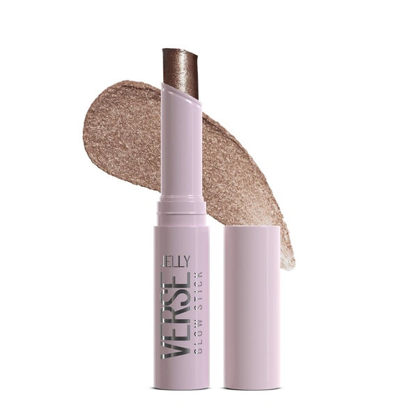 Swiss Beauty Jelly Verse Glow Stick Shade 01 Star Shower | Rich Colour Payoff | Crease-Proof Lightweight Jelly Highlighter | Sparkling Shine Stick | 6 Stunning Stellar Shades