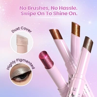 Swiss Beauty Jelly Verse Glow Stick Shade 04 Moon Drip | Multi-Use Glow Stick for Eyes, Lips & Cheeks | Rich Colour Payoff | Icy Pearl-Silver Shine | Crease-Proof Jelly Texture