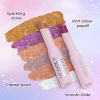 Swiss Beauty Jelly Verse Glow Stick Shade 04 Moon Drip | Multi-Use Glow Stick for Eyes, Lips & Cheeks | Rich Colour Payoff | Icy Pearl-Silver Shine | Crease-Proof Jelly Texture