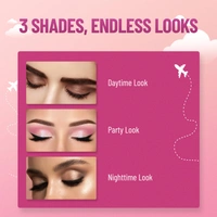 Swiss Beauty Early Check-In - Day 24/7 Passport Eyeshadow Palette with 12 Highly Pigmented Shades | Matte, Shimmer & Glitter Finishes | Long-Lasting & Travel-Friendly
