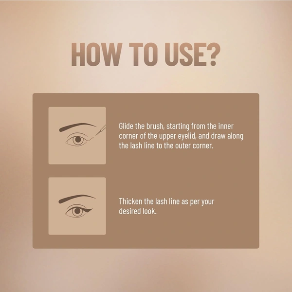 Swiss Beauty Liquid Eyeliner 4ml | Effortless Application