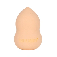 Swiss Beauty Makeup Blender  Shade - 01 | Makeup Buddy Beauty Blender | Blender for Flawless Application | High Definition Finish | Airbrushed finish sponge | Smooth, Streak-Free Finish | Wet and dry makeup tool | Shade - 01