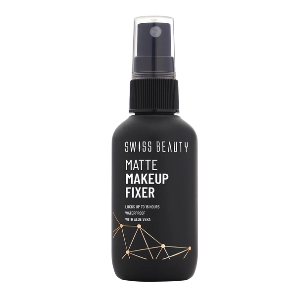 Swiss Beauty Matte Makeup Fixer Spray, 70ML with Vitamin E & Aloe Vera | Waterproof  | Long-Lasting & Smudge-Proof | Lightweight, Non-Sticky & Matte Finish Setting Spray