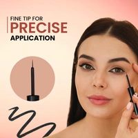 Swiss Beauty Matte Max Liquid Eyeliner | Bold Matte Finish | Long-Lasting | Smudge-proof | Quick Drying | With Fine-tip applicator eyeliner | Intense matte finish | 4g