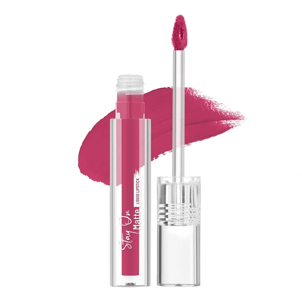 Swiss Beauty Mauve It Stay On Matte Ultra Pigmented Liquid Lipstick Enriched with Vitamin E & Shea Butter | 24 Hour Stay | Matte Finish