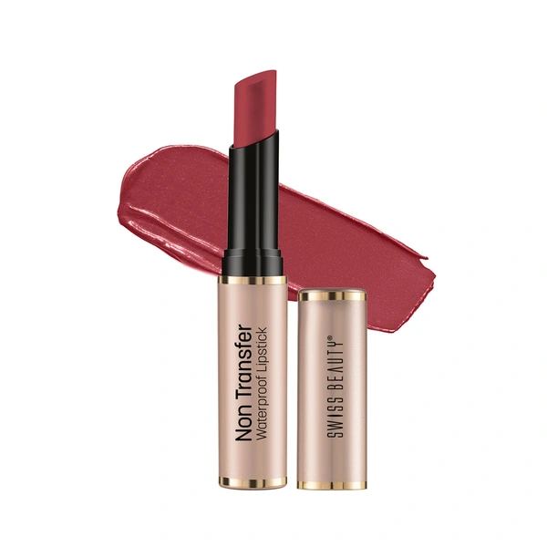 Swiss Beauty Non Transfer Waterproof Lipstick 3g | Coral Crush 429 | Easy To Use