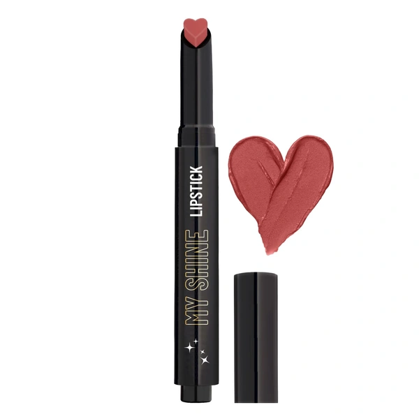 Swiss Beauty Nude BFF Shade My Shine Creamy Lipstick Enriched with Vitamin E| Intense Shine &  Long-Lasting | Hydrating, Smooth & Glossy Finish