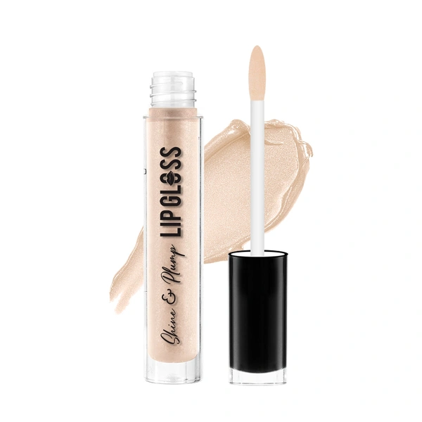 Swiss Beauty Pink Shade Shine & Plump Lip Gloss, Glass-like Shine | Non-Sticky, Smooth & hydrating Formula | Nourishing Formula for Fuller, Glossy Lips