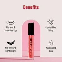 Swiss Beauty Wine if Up Shade Shine & Plump Lip Gloss, Glass-like Shine | Non-Sticky, Smooth & hydrating Formula | Nourishing Formula for Fuller, Glossy Lips