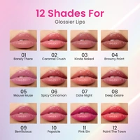 Swiss Beauty Plump-Up Wetgloss - Barely There | Ultra-Glossy Finish | Glass-Like Shine | Hydrating & Lightweight | Easy Glide Formula | Fuller, Plumper Lips
