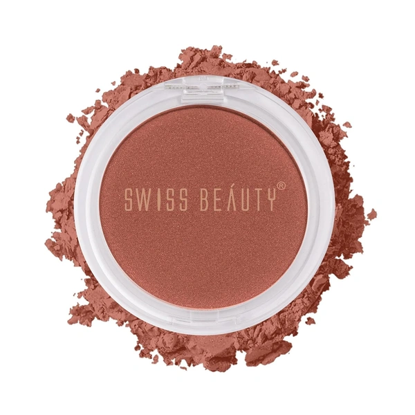 Swiss Beauty Professional Blusher Glaze Bronzing Matte 4gm | High-Colour Payoff | Lightweight | Long-Lasting & Blendable Formula for a Natural & Radiant Look