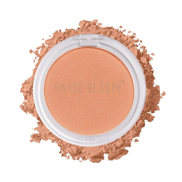 Swiss Beauty Professional Blusher  Soft Nude Matte 4gm | High-Colour Payoff | Lightweight | Long-Lasting & Blendable Formula for a Natural & Radiant Look