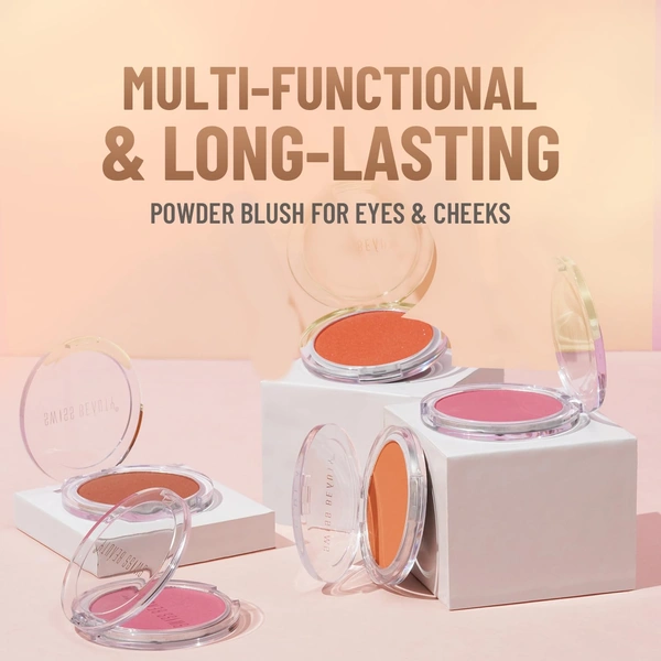 Swiss Beauty Professional Just Rose Matte Blusher 4gm | High-Colour Payoff | Lightweight | Long-Lasting & Blendable Formula for a Natural & Radiant Look