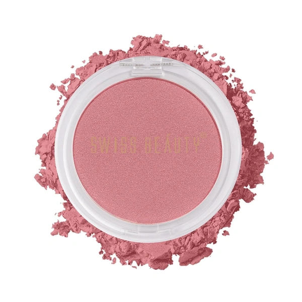 Swiss Beauty Professional Deep Plump Matte Blusher 4gm | High-Colour Payoff | Lightweight | Long-Lasting & Blendable Formula for a Natural & Radiant Look