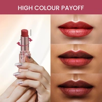Swiss Beauty Pure Lustre Lipstick 3.8gm with 04 It's Bare Shade | High Shine Glossy Finish | Smooth Glide Creamy Texture | Olive Oil & Vitamin E | Hydrating Lightweight Lip Color